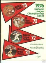 1976 NLCS program Philadelphia Phillies @ Cincinnati Reds - $66.85