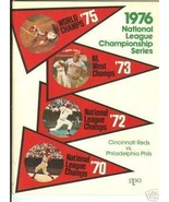 1976 NLCS program Philadelphia Phillies @ Cincinnati Reds - €57,38 EUR