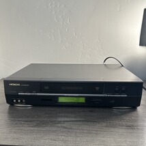 Hitachi UX6530 VHS VCR Hi Fi Stereo Dynamic Picture Enhancer SQPB TESTED - $33.89 Hitachi UX6530 VHS VCR Hi Fi Stereo Dynamic Picture Enhancer SQPB TESTED - $33.89
