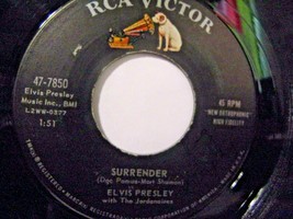 Elvis Presley-Surrender / Lonely Man-45rpm-1961-VG+ - £7.91 GBP