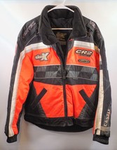 Castle Scotchlite Reflective Jacket Motorcycle Racing Biker Mens Full Zi... - $62.72