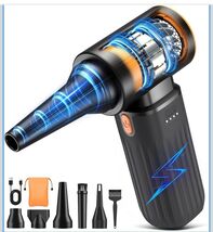 Compressed Air Duster 200 Watt Powerful 260,000 RPM Air Pump for Inflata... - €36,79 EUR