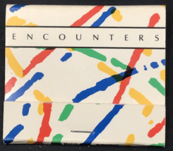 Encounters Restaurant Doubletree Hotel Dallas TX Matchbook Full 30 Unstruck - $9.49