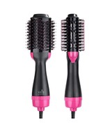 Multifunctional Hot Air Comb 2-in-1 Hair Straightening Curler Wet And Dry - £26.14 GBP