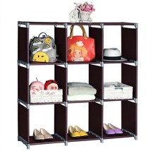 9 Cube Space Saver DIY Storage Unit Shelves Bookshelf Open Closet Organizer - £24.50 GBP