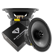 2 x Black Diamond Car Audio 8&quot; 4-Ohm Mid-Range Loud Speaker NEO Tweeter DIA-XT8 - £177.70 GBP