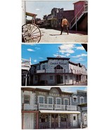 (3) WIMBERLEY, TEXAS - Pioneertown at 7A Ranch Resort CHROMCAST Postcards - $205.81 MXN