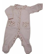 New N.XTT Pink Baby Girl pure cotton polka dot print Sleepsuit 3 Months - $17.47 CAD