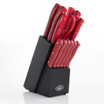 Oster Evansville 14 Piece Stainless Steel Knife Block Set NEW - £35.58 GBP
