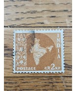 India Stamp Map of India 2np Used 303 - $18.47 MXN