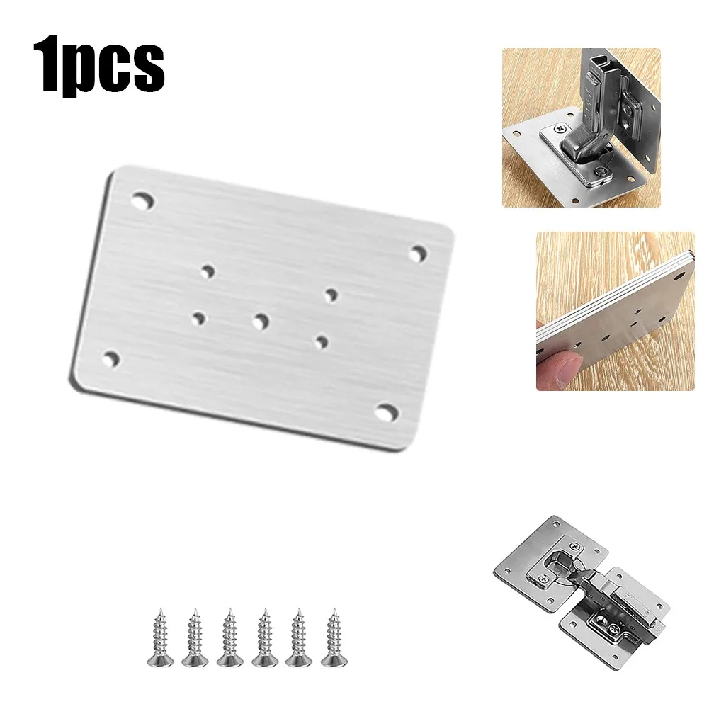 Sporting 1/2/4/10Pcs Hinge Repair Plate Cabinet Furniture Drawer Table Scharnier - £23.69 GBP