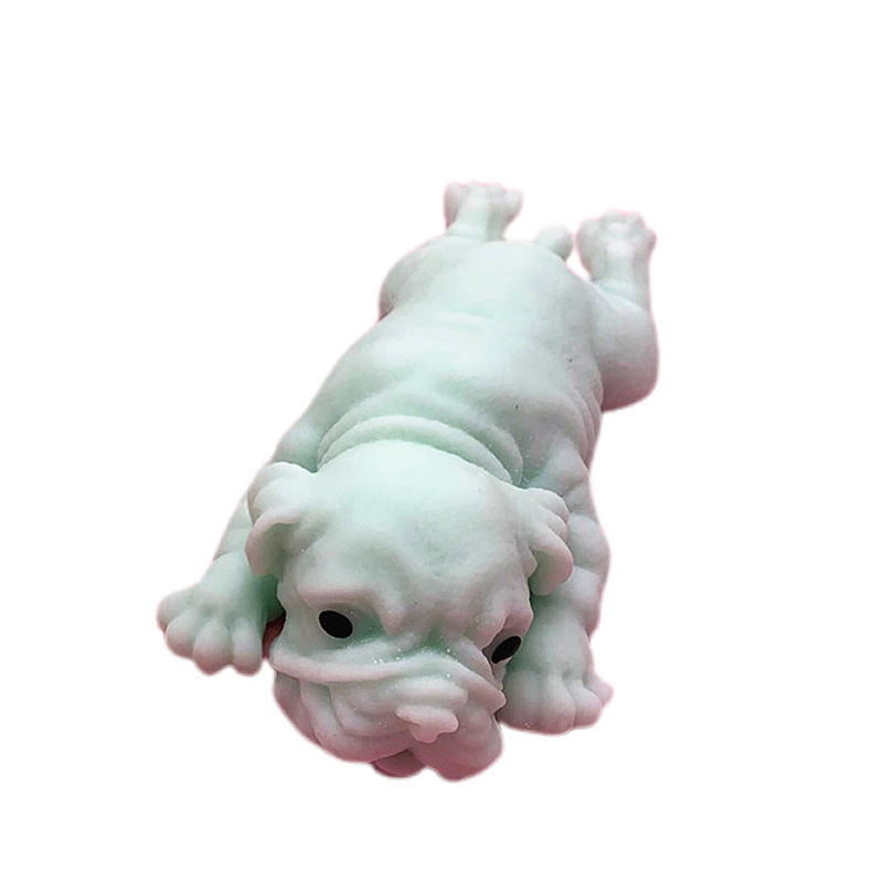 anti-stress soft silicone gel cute small milk dog squeeze toy - $9.80