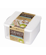 KOKUBO Sandwich Storage Sealed Container 1.58 qt (1.5L) BPA Free White - £27.94 GBP