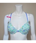 CANDIE&#39;S Padded Lace Push Up Bra Blue / Green Size 38 C NEW &amp; SEALED - €12,73 EUR