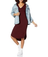 Daily Ritual Women&#39;s Jersey Standard-Fit Sleeveless V-Neck Midi Dress - €18,23 EUR