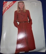 Stitch ‘N Save Misses’ Blouse &amp; Skirt Size 12-16 #8206  - £2.33 GBP