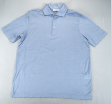 Gran Sasso Polo Shirt Short Sleeve Size IT 54 XL US Light Blue Golf - $21.80