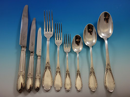 Henin and Cie French Sterling Silver Flatware Set Service 112 pcs Dinner Size - £10,681.40 GBP