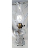Vintage LAMPLIGHT FARMS Clear Glass Electric Table Lamp (Model 255) Aust... - $29.30