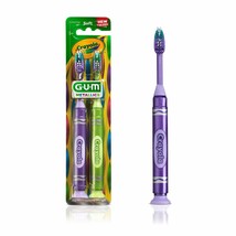 GUM Crayola Metallic Marker Childrens Toothbrush , Soft Bristled Kids ... - £7.69 GBP