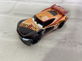 Disney Pixar Cars Tim Treadless Nitroade Car Toy Racecar Vehicle Mattel - £5.43 GBP