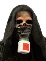 Survivor Mask Skull Biohazard Rotting Scary Hood Halloween Costume Party M1006 - £58.33 GBP