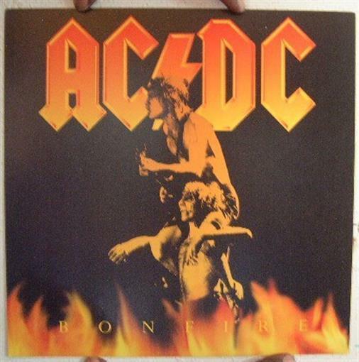 ACDC Bonfire Orange and Black Poster AC/DC AC\DC - $17.90