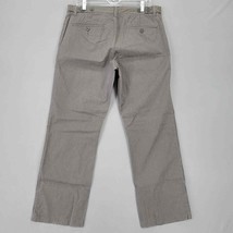 Old Navy Men Pants Size 34 Gray Charcoal Preppy Black Plaid Straight Cla... - $15.30