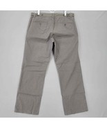 Old Navy Men Pants Size 34 Gray Charcoal Preppy Black Plaid Straight Cla... - £11.99 GBP