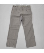 Old Navy Men Pants Size 34 Gray Charcoal Preppy Black Plaid Straight Cla... - $15.30