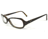 Valentino Petite Eyeglasses Frames V5289 04C Brown Tiger Print 48-15-130 - £58.87 GBP