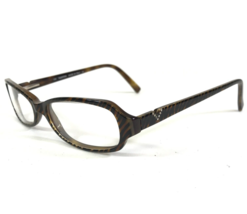 Valentino Petite Eyeglasses Frames V5289 04C Brown Tiger Print 48-15-130 - £58.78 GBP