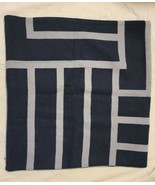 William Sonoma NOVELTY Pillow Cover JACQUARD CASHMERE 22x22 NAVY  NWOT #... - $69.00