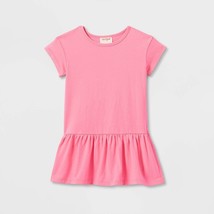 Toddler Short Sleeve Knit Dress - Cat &amp; Jack Pink 2T - £10.33 GBP