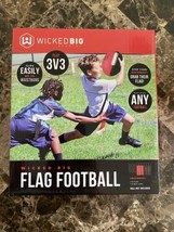 Wicked Big Flag Football Kit-Play 3 Versus 3- includes 6 Flags &amp; 6 Belt ... - $12.86
