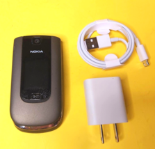 BELL ONLY NOKIA 6350 FLIP FLOP 3G CELL PHONE 2MP 52MB GRAPHITE BLUETOOTH... - $51.89 CAD