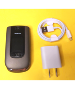 BELL ONLY NOKIA 6350 FLIP FLOP 3G CELL PHONE 2MP 52MB GRAPHITE BLUETOOTH... - $52.42 CAD