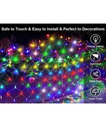9.8&#39; x 6.5&#39; Christmas Mesh Net Light 360 LED 8 Modes Remote Indoor Outdo... - $562.41 MXN