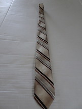 Tie - Necktie - Brown-Gray Claude DuPre - £7.84 GBP