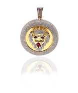 10k Gold and Diamond Lion Pendant - £1,434.37 GBP