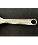 LOOKS NEW Sears 6” Adjustable Wrench UNIQUE Logo/Stock Number 9-30753 Cr... - £10.89 GBP