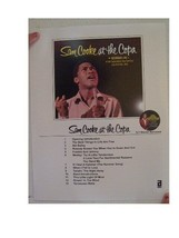 Sam Cooke Press Kit and Photo At The Copa remasters Abk - $26.99