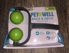 PetWell Back &amp; Neck Reliever Handheld Massage Roller Pets (Dogs, Cats) - £17.05 GBP