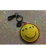 Victoria&#39;s Secret PINK palm tree smiley w/ mirror keychain New - $9.49