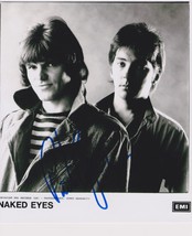 Pete Byrne Signed Autographed &quot;Naked Eyes&quot; Glossy 8x10 Photo - $49.99