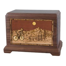 Walnut Bicycle Hampton Wood Cremation Urn - £315.99 GBP