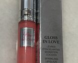Lancome Gloss In Love Sparkling Lip Glaze Cocooning Feel 341 Pink Pampille - $25.08