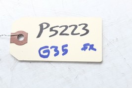 2003-2004 INFINITI G35 COUPE FRONT RIGHT PASSENGER SEAT BELT BUCKLE TAN P5223 image 9