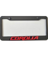 TOYOTA  COROLLA 3D RED SCRIPT ABS PLASTIC LICENSE FRAME - $35.04 CAD
