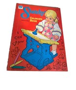 Vintage Sketchy COLORING BOOK WHITMAN 1649 1971 MATTEL - $12.82